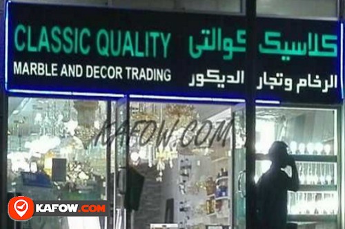 Classic Quality Marble And Decor Trading
