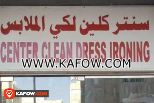 Center Clean Dress Ironning