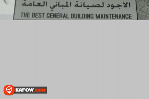 The Best general Building Maintenance