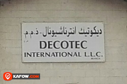 DECOTEC INTERNATIONAL LLC