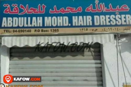 Abdullah Mohd. Hair Dresser