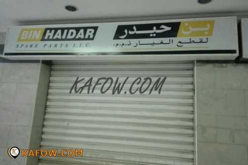 Bin Haider Spare Parts LLC  