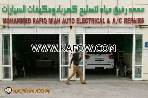 Mohammed Rafiq Miah Auto Electrical &  A/C Repairs  