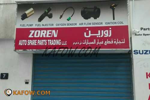 Zoren Auto Spare Parts Trading LLC  