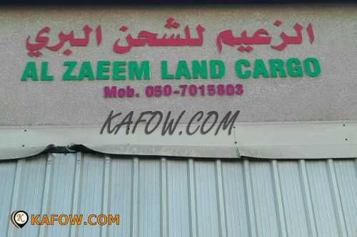 AlZaeem Land Cargo 