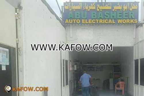 Abu Basheer Auto Electrical Works  