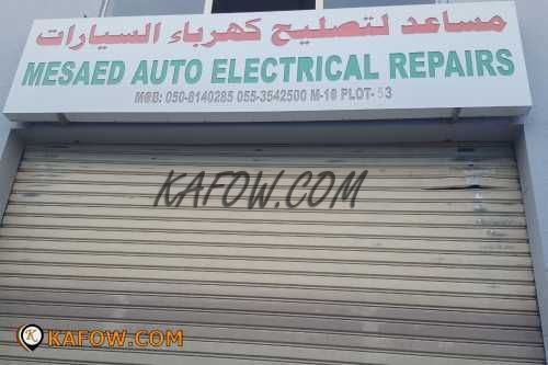 Mesaed Auto Electrical Repairs  