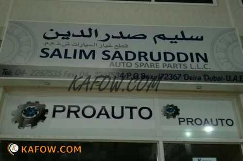 Salim Sadruddin Auto Spare Parts LLC  