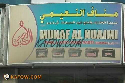 Munaf AL Nuaimi Tyres & Auto Spare Parts trading LLC Br. 