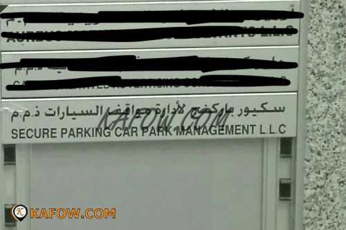 Secure Parking Car Management LLC 