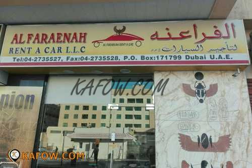 Al Faranah Rent A Car LLC 