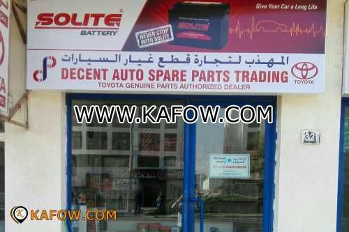 Decent Auto Spare Parts Trading 