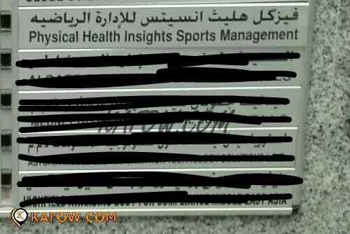 Physical Health Insights Sports Management  