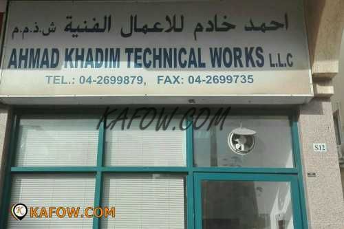 Ahmed Khadim Technical Works LLC  