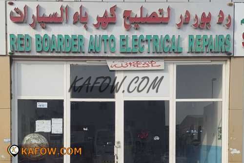 Red Boarder Auto Electrical Repairs  