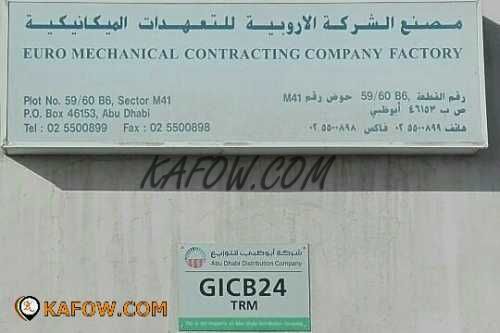 Euro Mechanical Contracting Company Factory  
