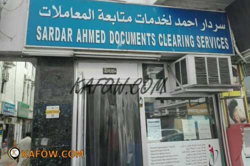 Sardar Ahmed Documents Clearing Services 