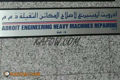Adroit Engineering Heavy Machines Repairing L..C 