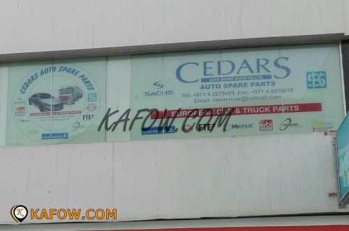 Cedars Auto Spare Parts LTD 