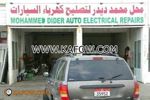 Mohammed Dider Auto Electrical Repairs 