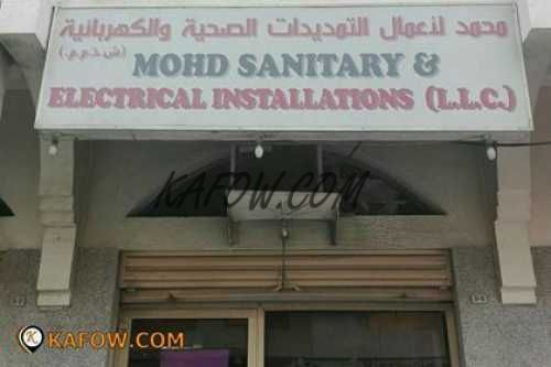 Mohd Sanitary & Electrical Installation LLC 