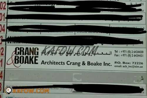 Grang Boake Architects Crang & Boake Inc.  
