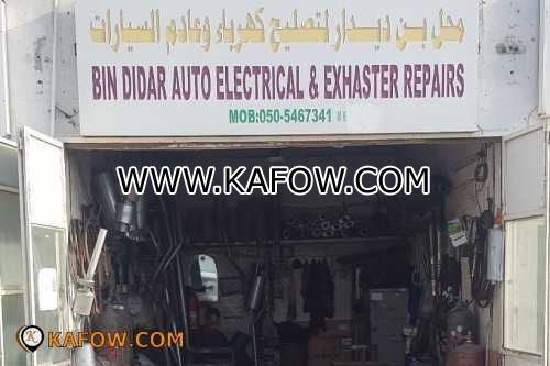 Bin Didar Electrical & Exhaster Repairs  